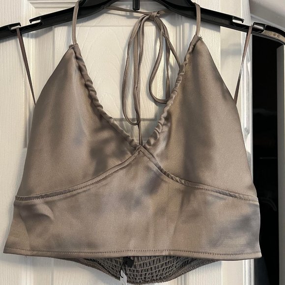 Garage Ruched Halter Top (New) - Picture 1 of 4